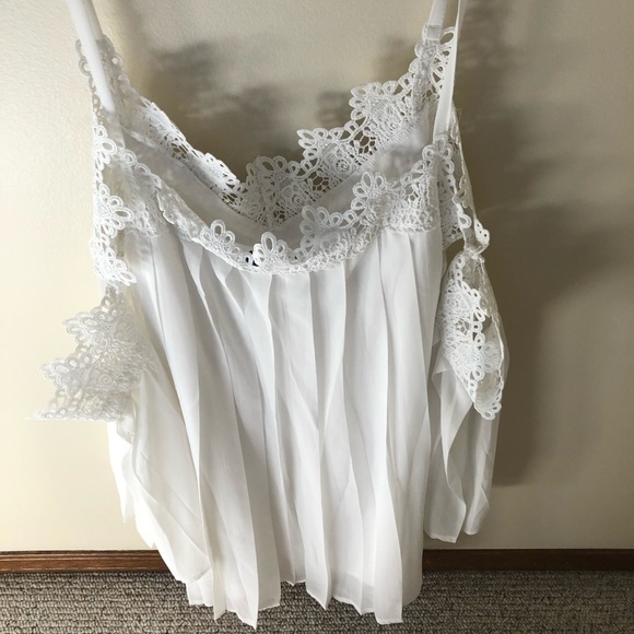 3/$25 Cold shoulder lace swing dress - Picture 7 of 11